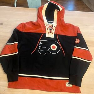 Old Time Hockey NHL Rafters Collection Philadelphia Flyers Hoodie